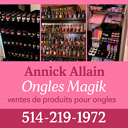 Ventes produits pour ongles ! Ouvert au Publics